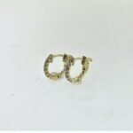 F236-2SCEY55 - 14K  Huggies Earring