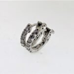 F236-3SCEW55 - 14K  Huggies Earring
