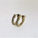 F236-3SCEY55 - 14K  Huggies Earring