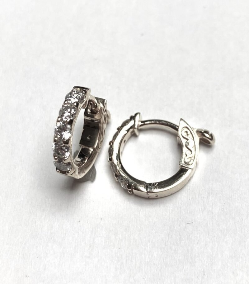 F236-5SCEW - 14K  Huggies Earring