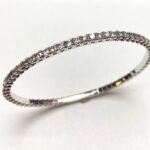 FB27PAVW1 - 14K White Gold Bangle