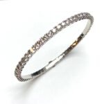 FB30PAVW - 14K White Gold Bangle