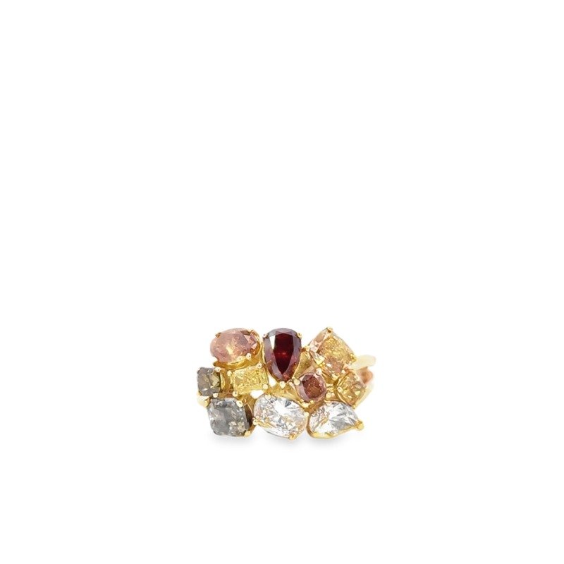 FCR707TL-Y8MU - 18K Yellow Gold Fashion Ring