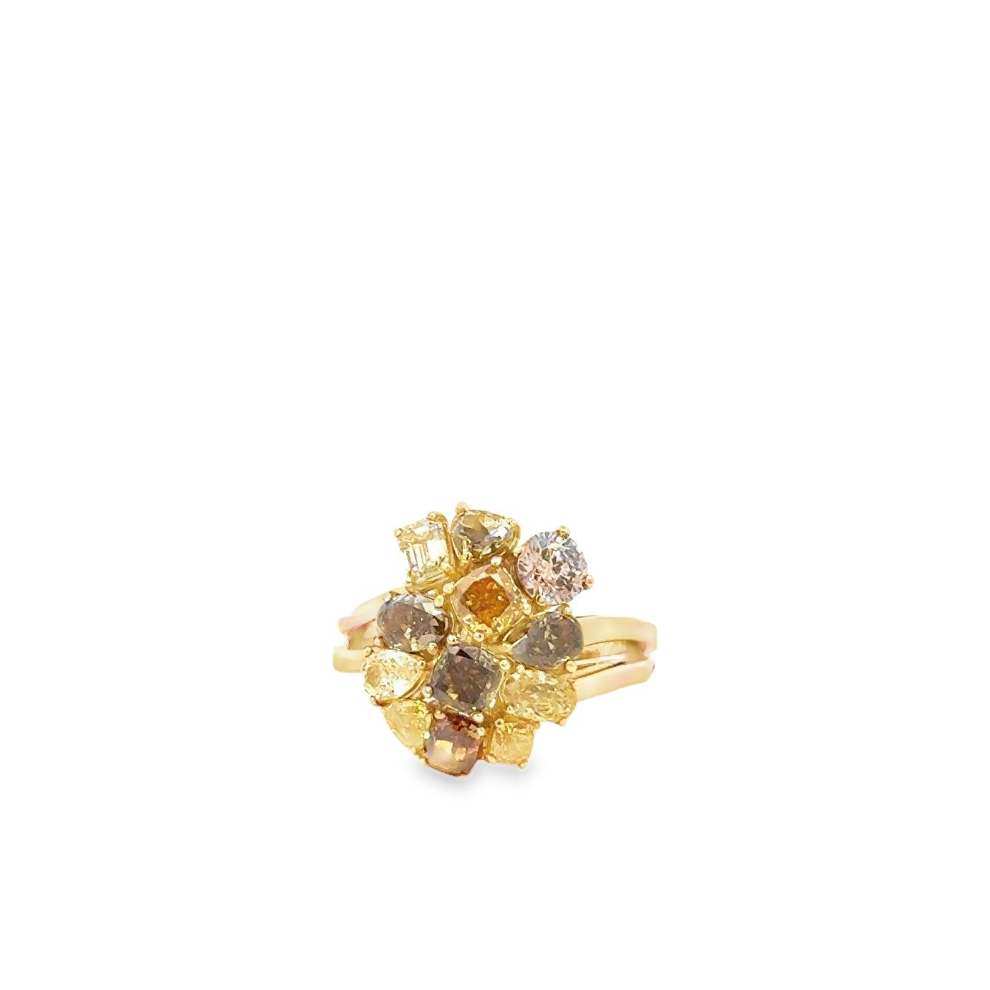 FCR708-Y8MU - 18K Yellow Gold Fashion Ring