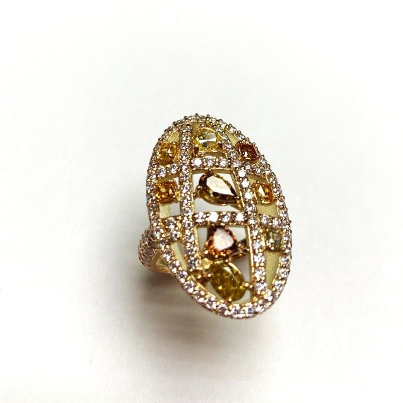 FCR710RG-Y8MU - 18K Yellow Gold Fashion Ring