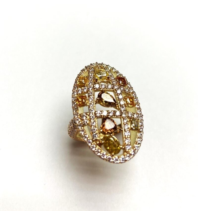 FCR710RG-Y8MU - 18K Yellow Gold Fashion Ring