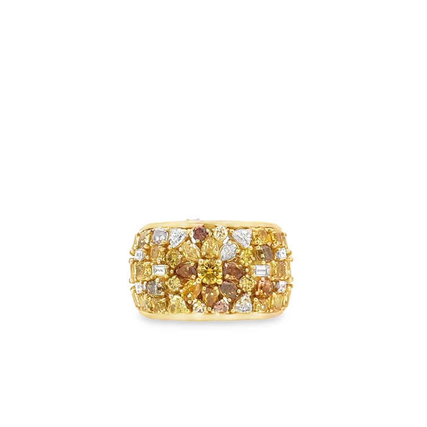 FCR723U-Y8MU - 18K Yellow Gold Fashion Ring