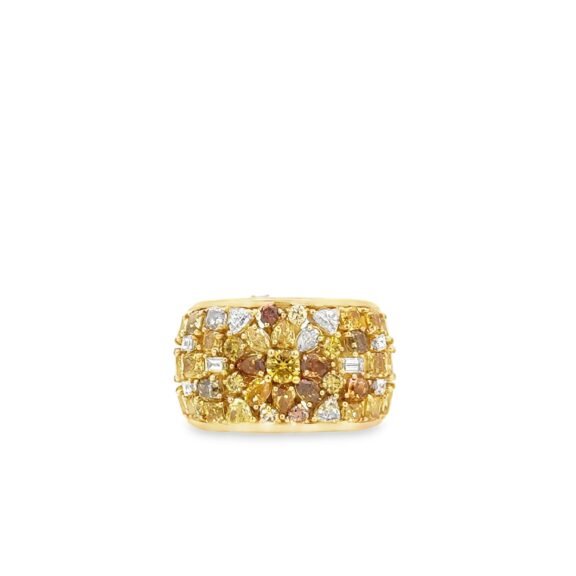 FCR723U-Y8MU - 18K Yellow Gold Fashion Ring