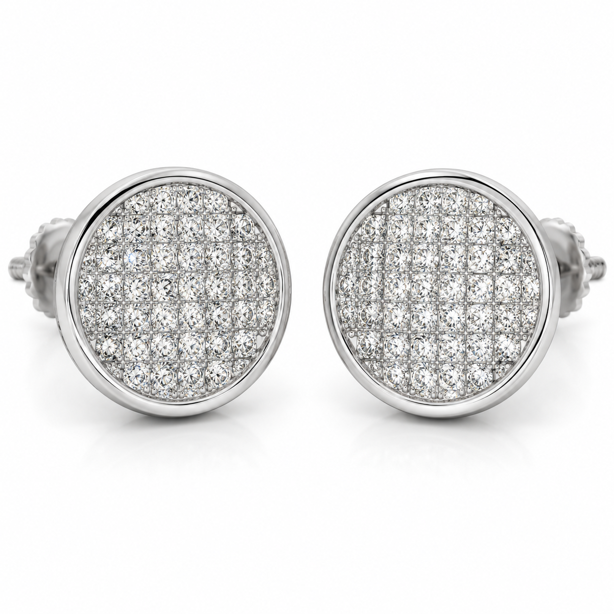 FEP5142W - 14K White Gold Earring