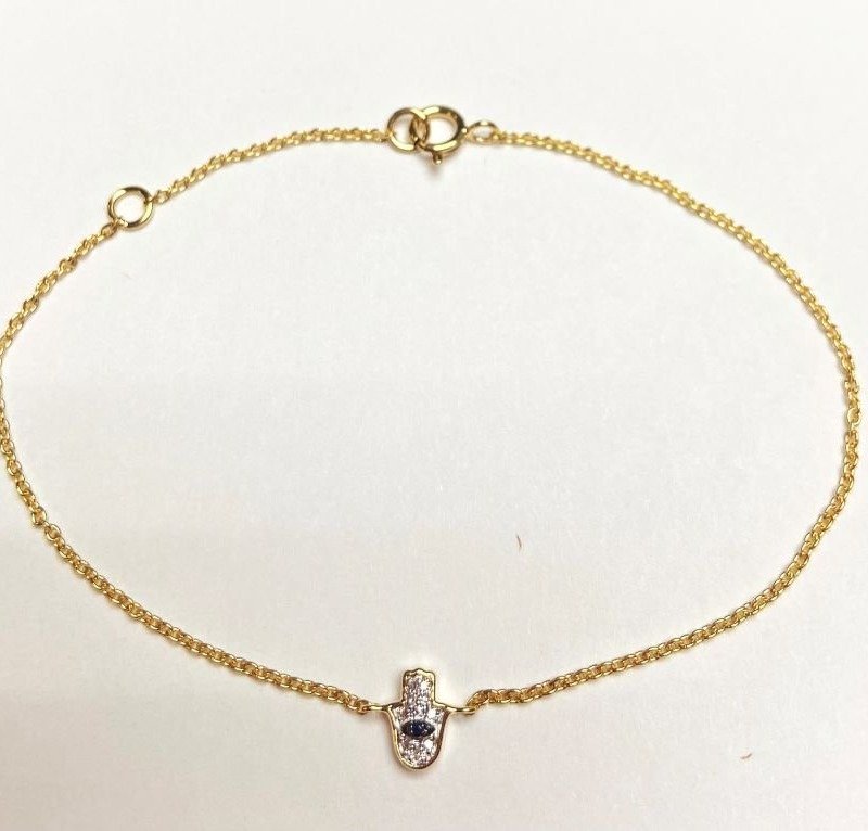 FJBR590-10Y - 10K Yellow Gold Bracelet