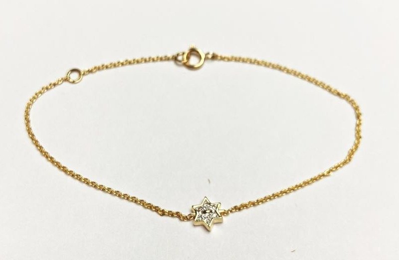 FJBR591-10Y - 10K Yellow Gold Bracelet