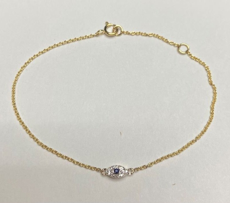 FJBR594-10Y - 10K Yellow Gold Bracelet