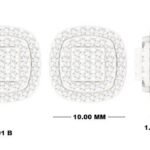 FJE622W - 14K White Gold Stud Earrings