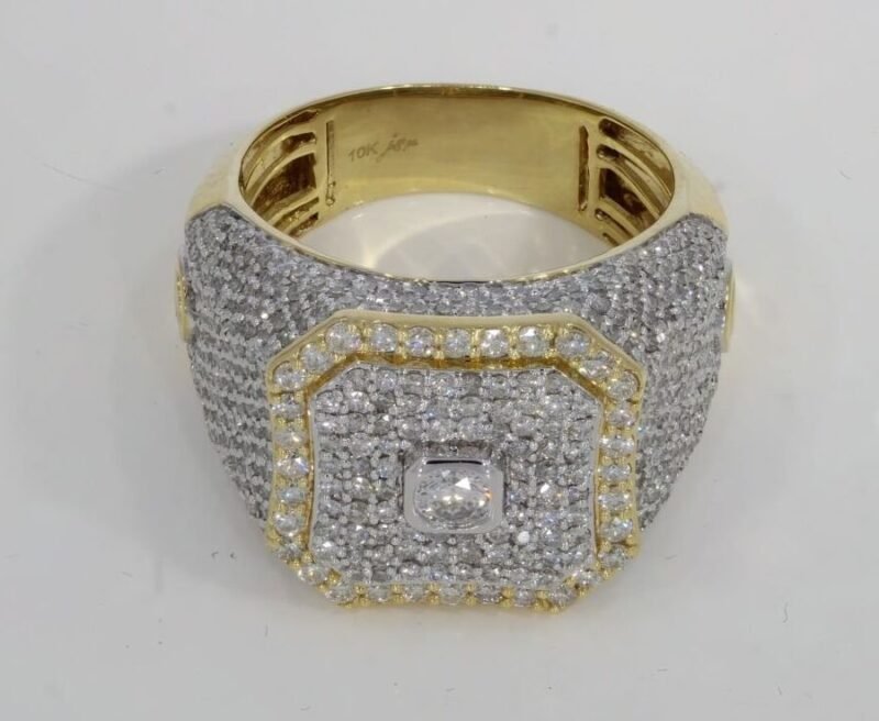 FJMR529Y - 14K Yellow Gold Gents Ring
