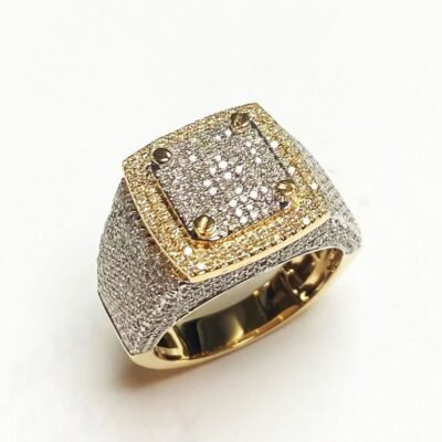 FJMR654-10Y - 10K Yellow Gold Gents Ring