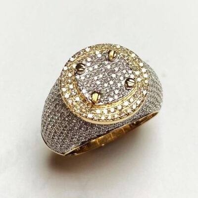 FJMR678-10Y - 10K Yellow Gold Gents Ring