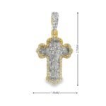 FJP1883Y - 14K Yellow Gold Cross Pendant