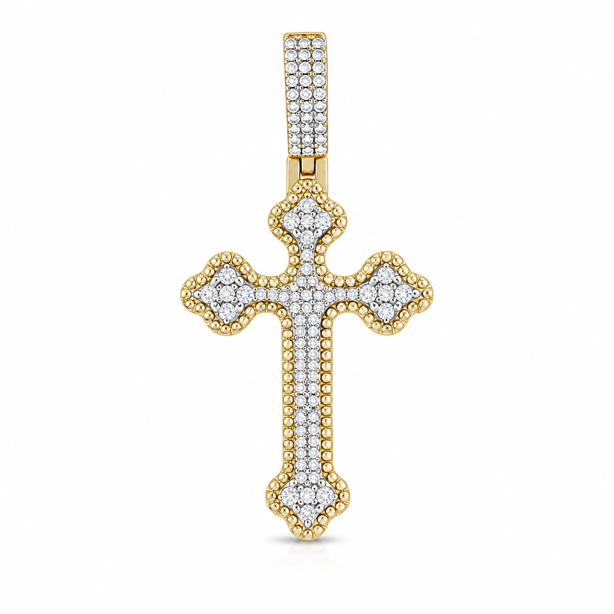 FJP2302Y -14K Yellow Gold Cross