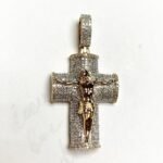 FJP2507Y - 14K Yellow Gold Cross Pendant