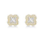 FLE1790Y - 14K Yellow Gold Stud Earrings