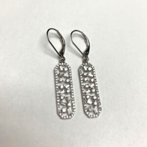 FLE1146W - 14K White Gold Earrings