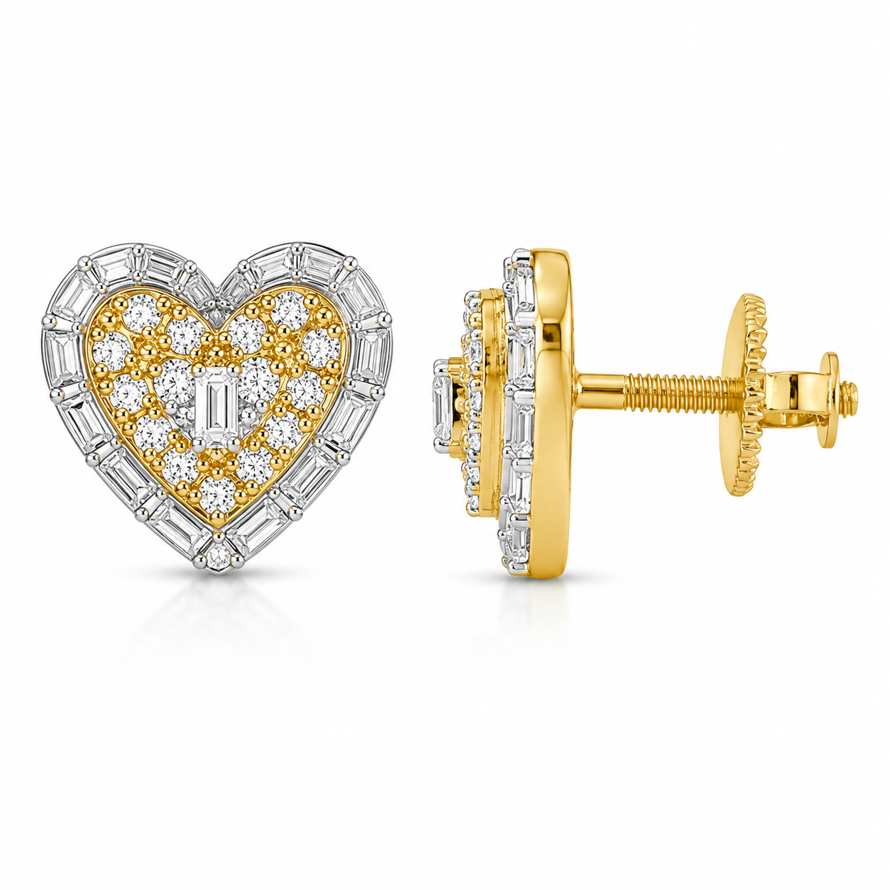 FLE1751Y - 14K Yellow Gold Earring