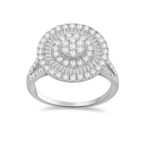 FLR673W - 14K White Gold Fashion Ring