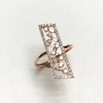 FLR695P - 14K Rose Gold Fashion Ring