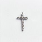 FOPR6742W - 14K White Gold Cross Pendant