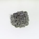 FORR6841W - 14K White Gold Gents Ring