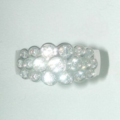 14K White Gold Fashion Ring – UB6519FKW