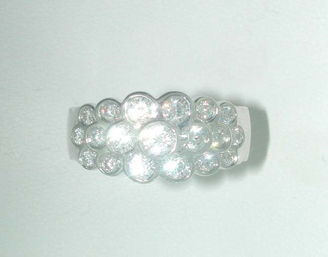 14K White Gold Fashion Ring – UB6519FKW