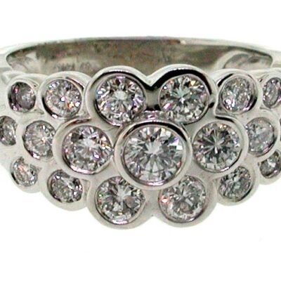 FR6519KW - 14K White Gold Fashion Ring