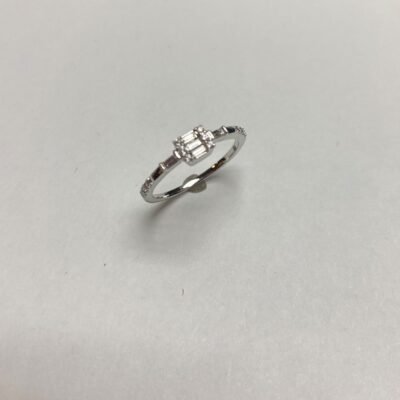 FROQ8658GW - 14K White Gold Ring