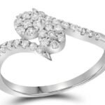 FRR2189W - 10K White Gold Fashion Ring