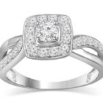 FRR4195W - 14K White Gold Semi Mount Ring