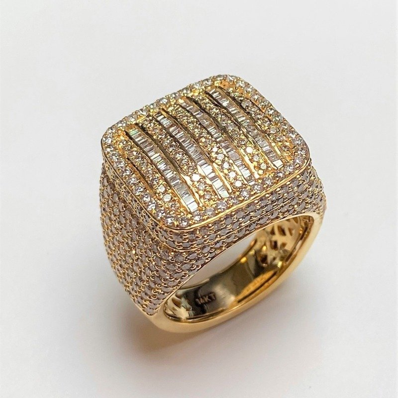 GRG0020Y - 14K Yellow Gold Gents Ring