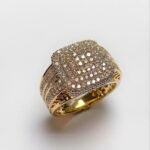 GRG5075Y - 14K Yellow Gold Gents Ring