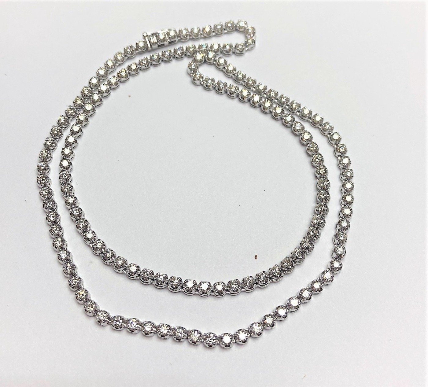HNL-C2.5-01W20 - 14K White Gold Necklace