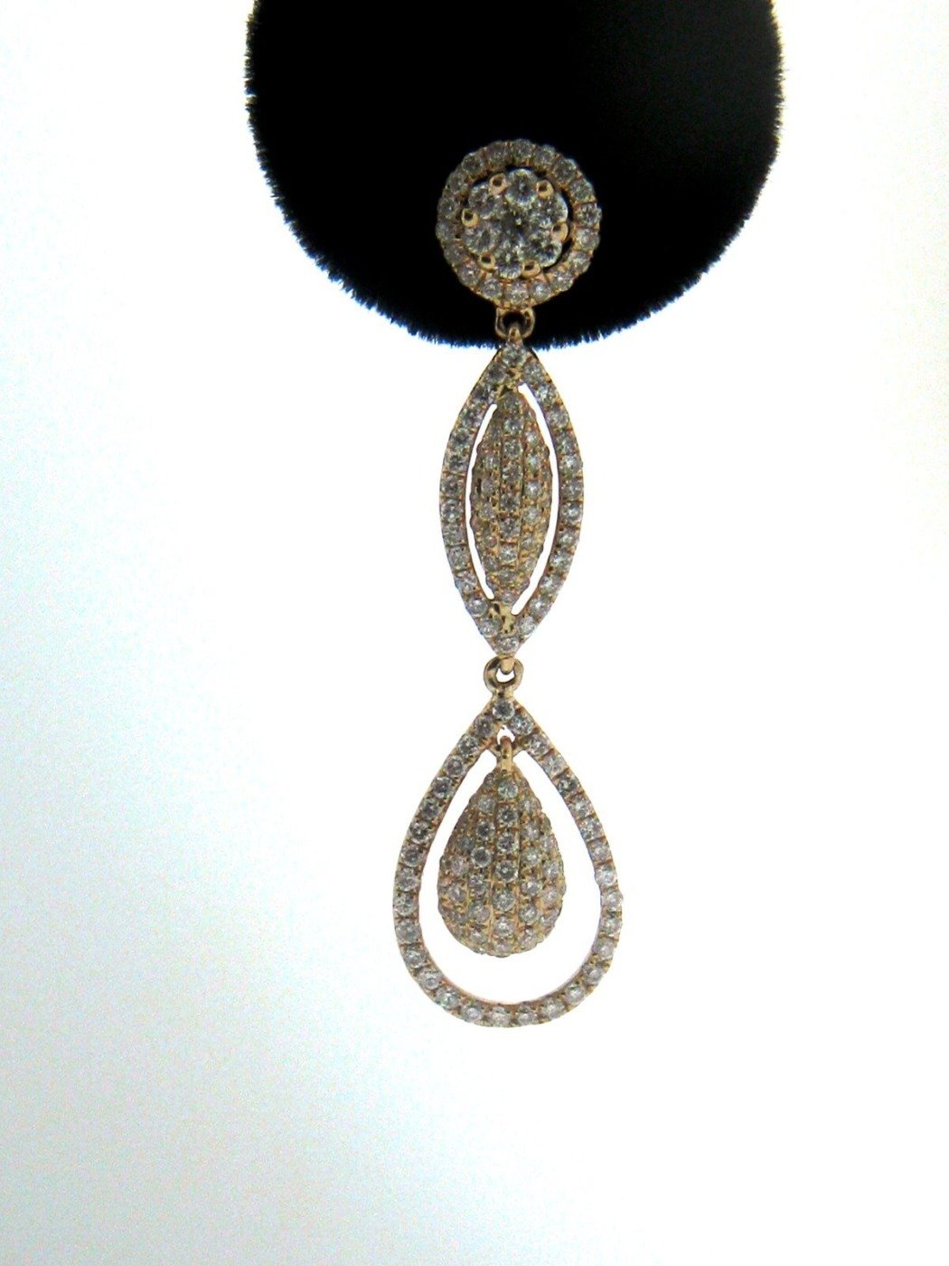 IEQ03381CY - 14K Yellow Gold Dangle Earrings