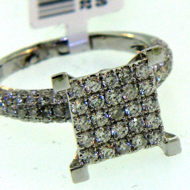 ISDR05711BW - 14K White Gold Engagement Ring