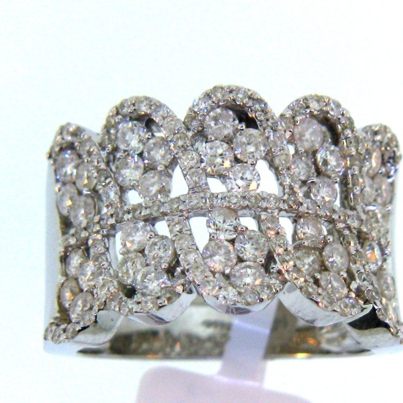 ISVR10893FW - 14K White Gold Anniversary Ring