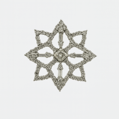 UB10292PW - 14K White Gold Pendant