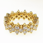 UB10038LY - 14K Yellow Gold Anniversary Ring