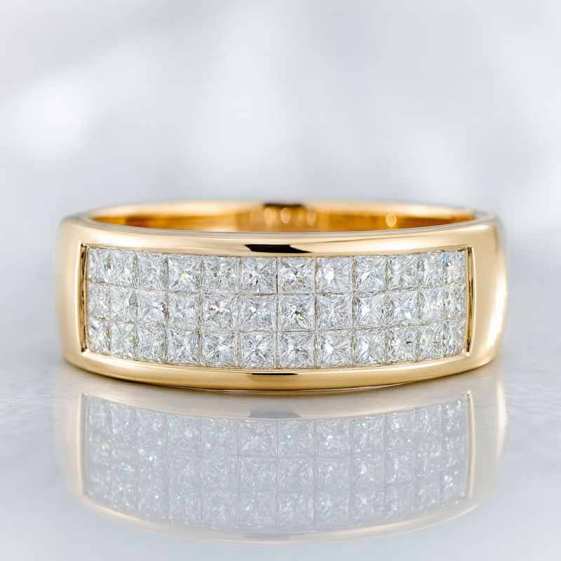 RG165109LY - 14K Yellow Gold Anniversary Ring