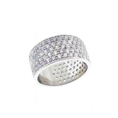 R4792W - 14K White Gold Anniversary Ring