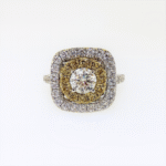 R3469W1 - 14K White Gold Engagement Ring