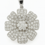 PDR03313W - 14K White Gold Pendant