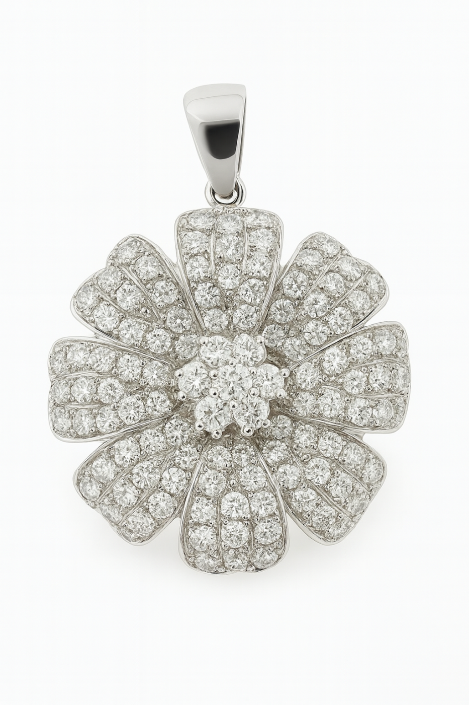 PDR03313W - 14K White Gold Pendant