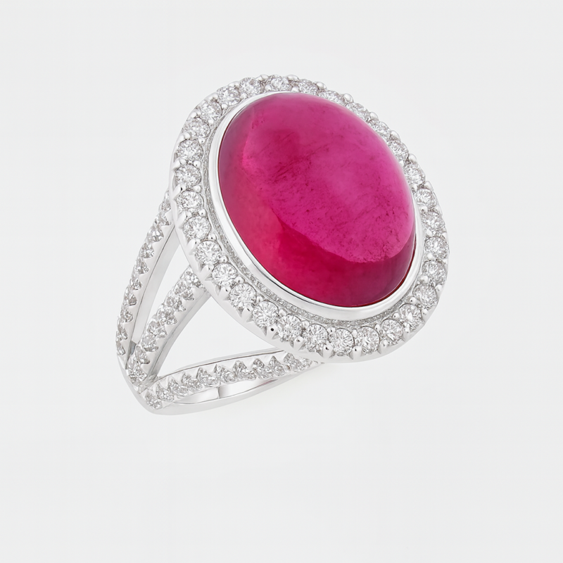 UB10188FWLRU -   Colored Stone Ring